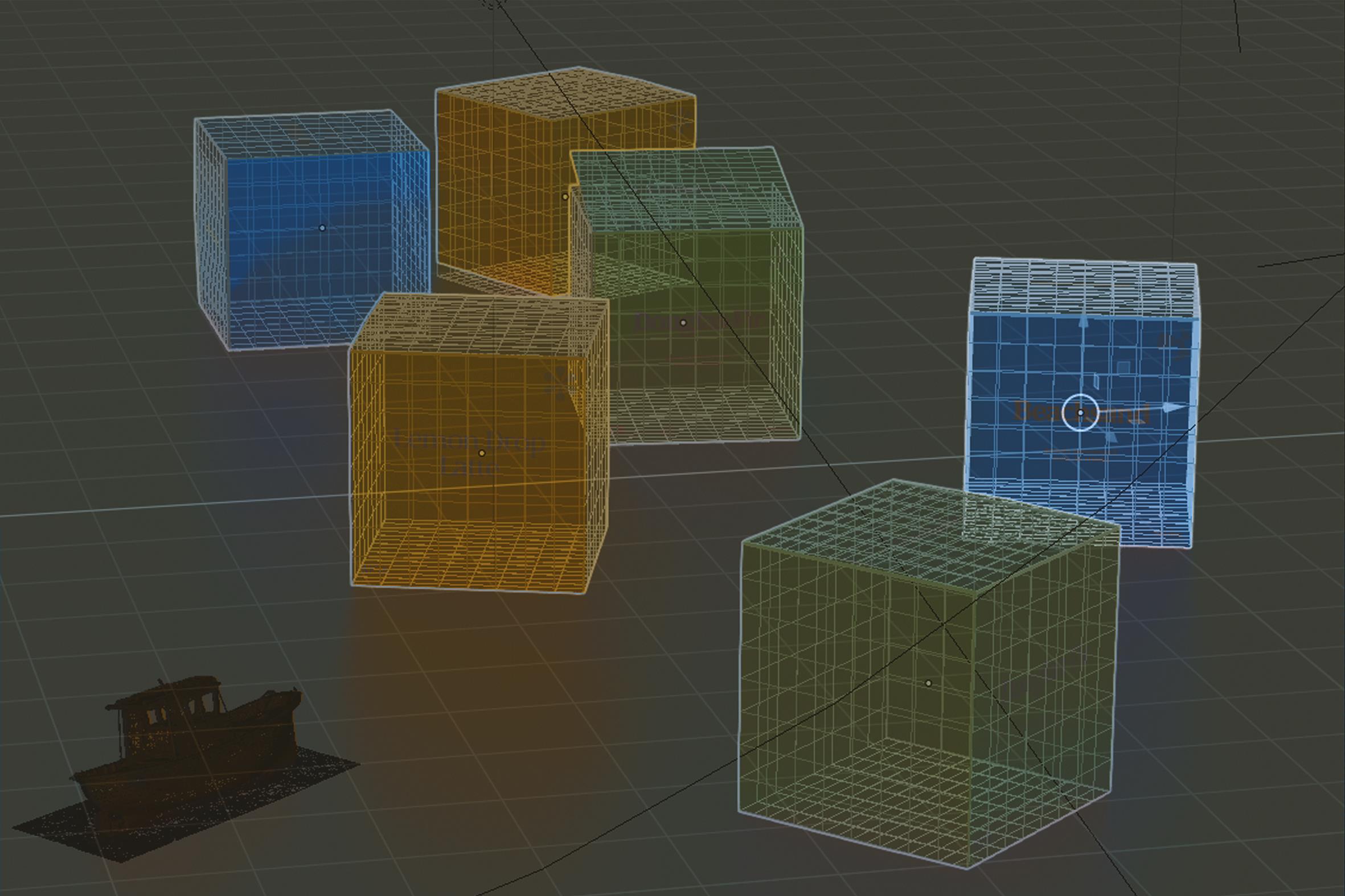 boxes wireframe